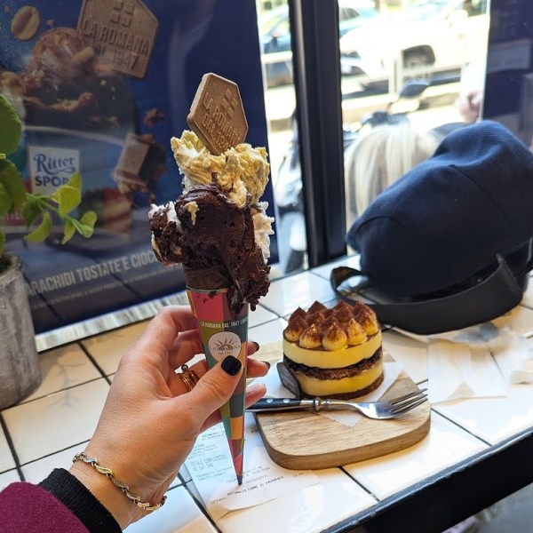 Final da viagem em Roma com gelado e&nbsp;maritozzo